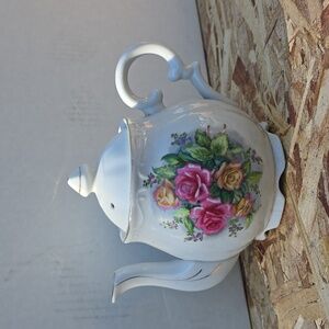 Vintage Japanese Musical Floral Teapot